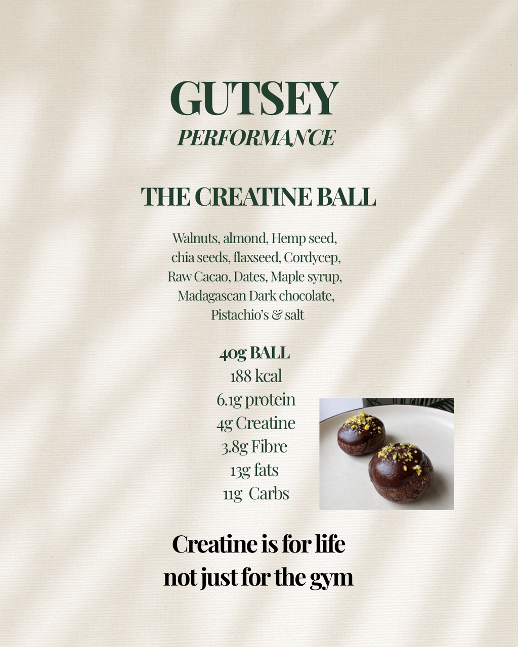 NEW GUTSEY Performance - Creatine Special x10 save £5