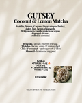 GUTSEY vegan Coconut, Lemon & Matcha x 5