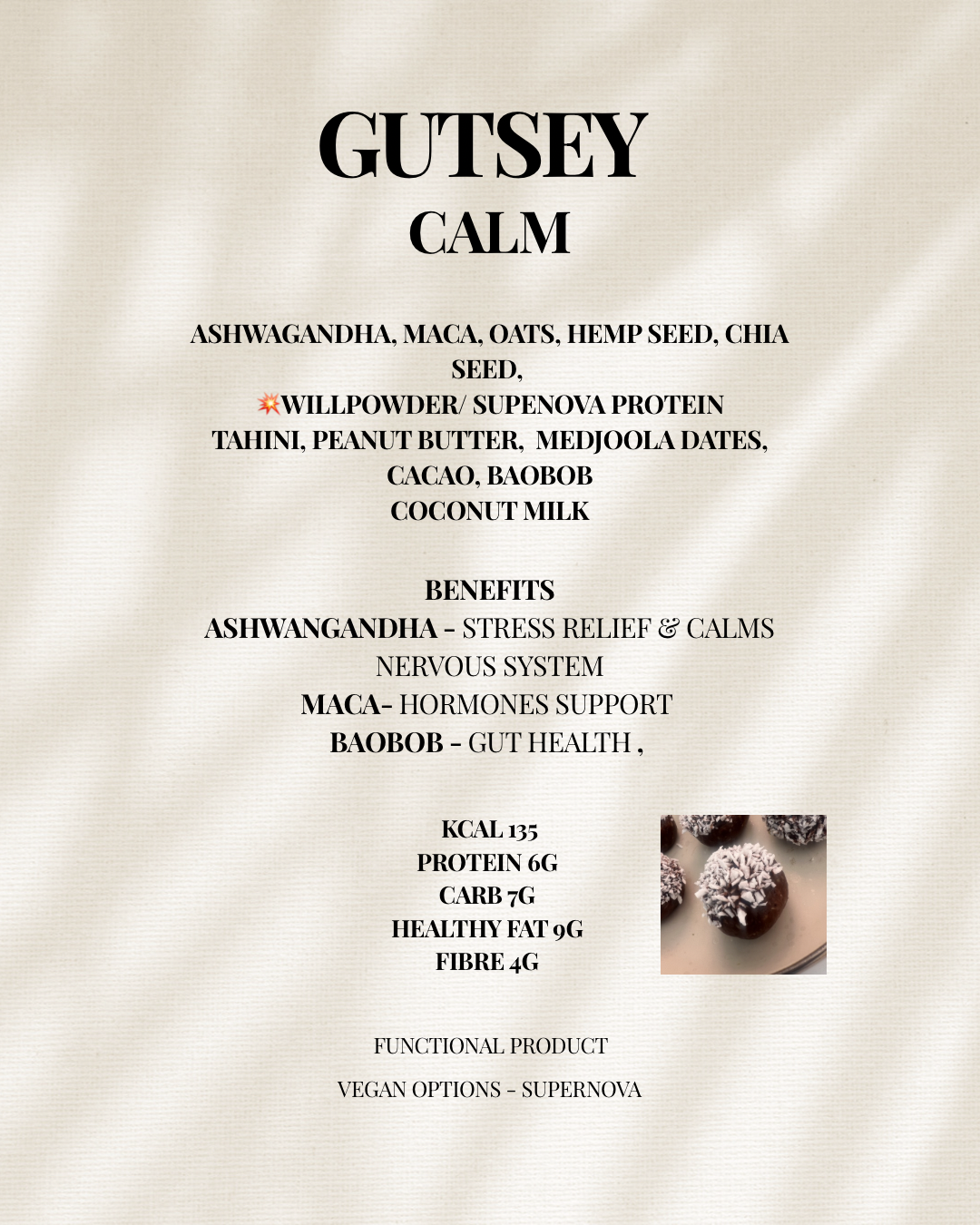 GUTSEY energy & calm bundle save £5 x5