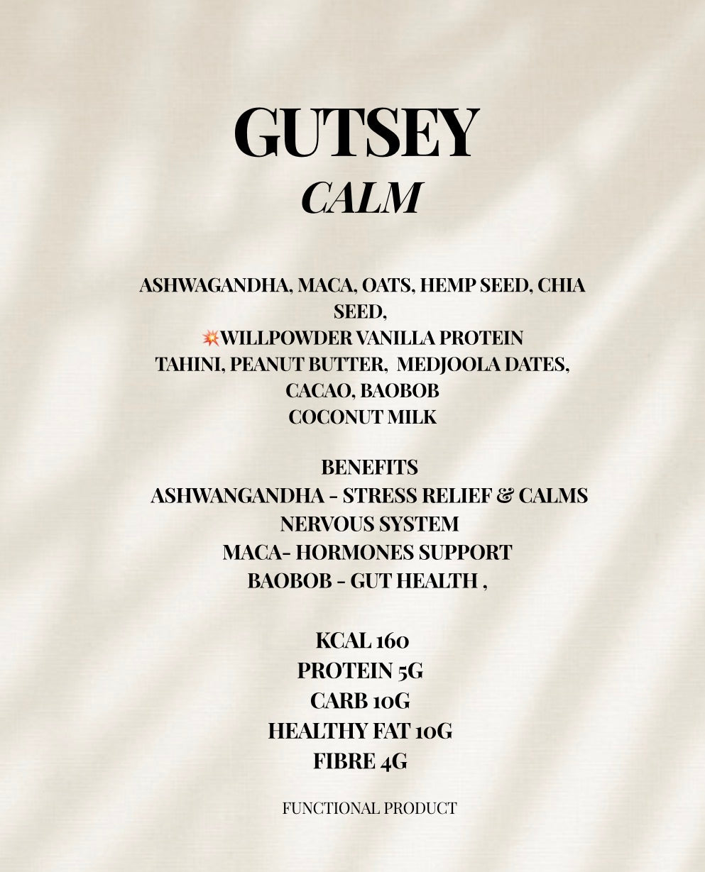 GUTSEY CALM with Ashwagandha, Maca & Baobob x5